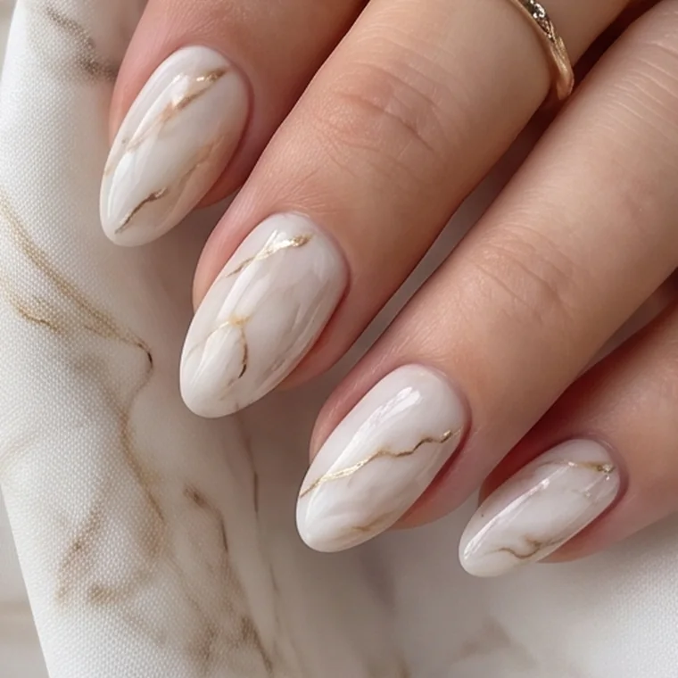 Modern french manicure