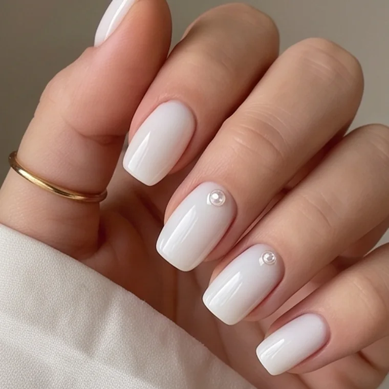 Long acrylic nails